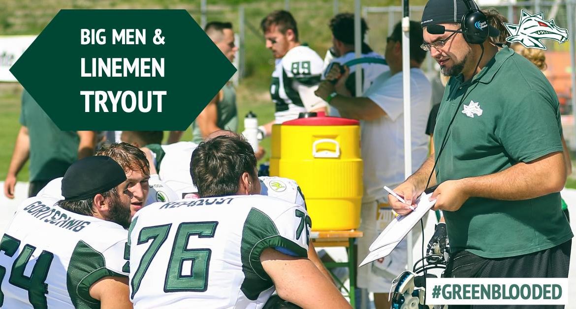 Big Men und Linemen Tryout der Danube Dragons