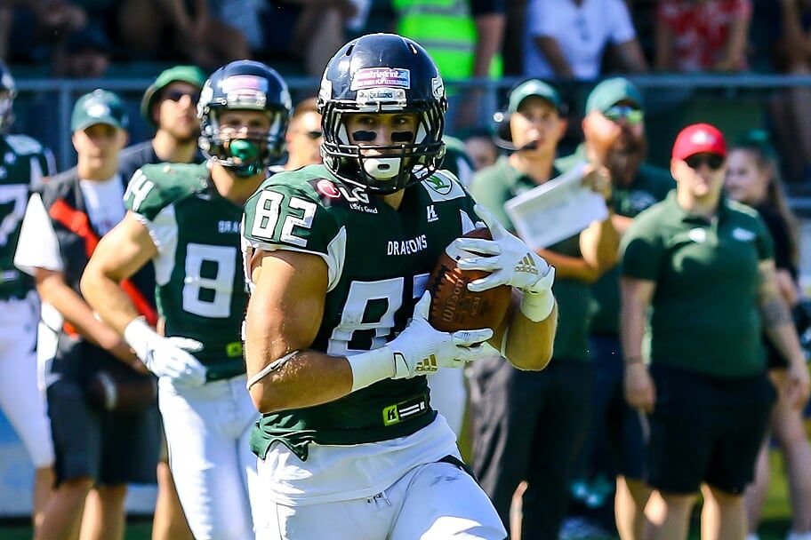 Dragons WR #82 Felix Reisacher