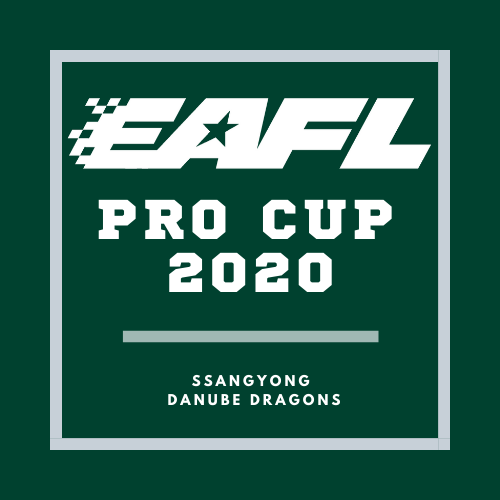 eAFL mit den SsangYong Danube Dragons