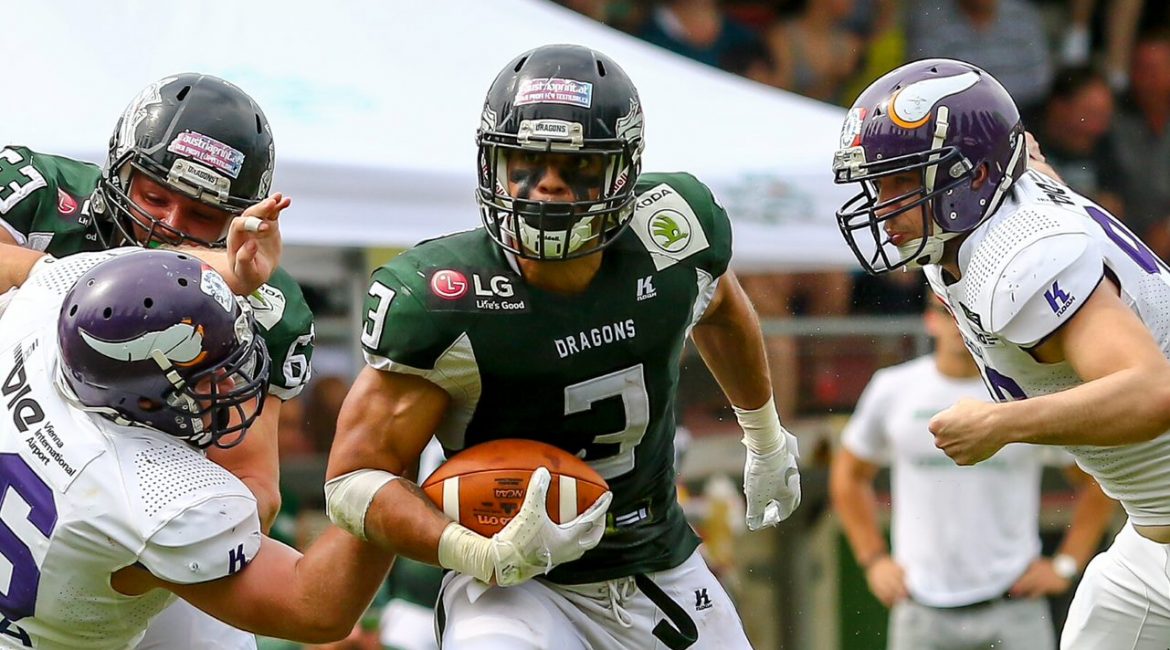 AFL Woche 2: Dragons vs Vikings